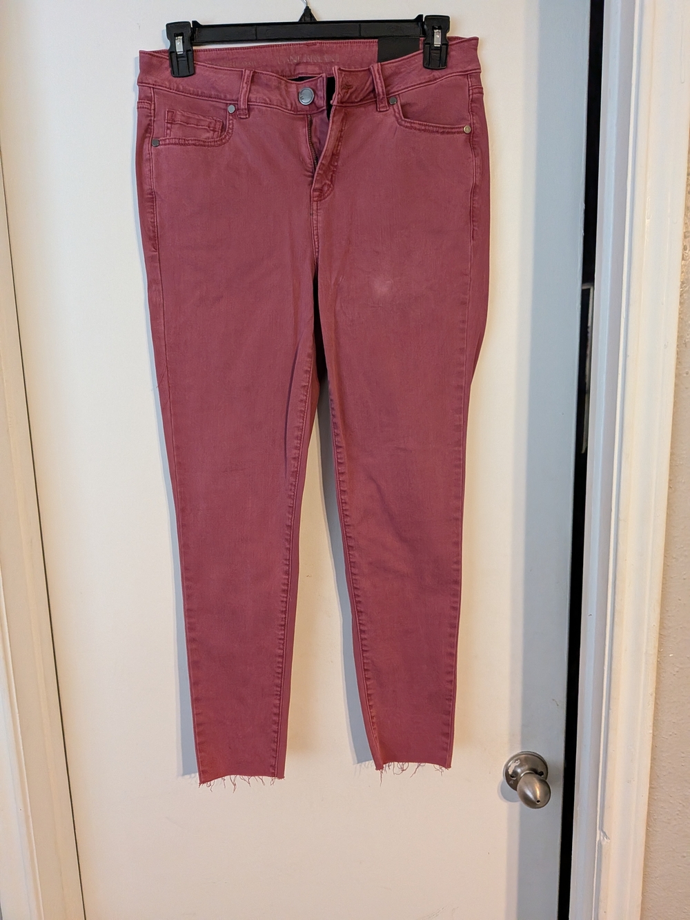 Lane Bryant Women's High-Rise Skinny Jeans in Dusty Rose